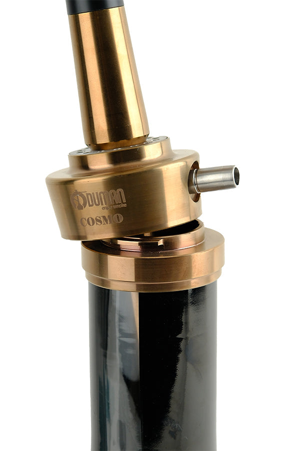 ODUMAN COSMO HOOKAH - BRONZE/BLACK BODY-BLACK GLASS