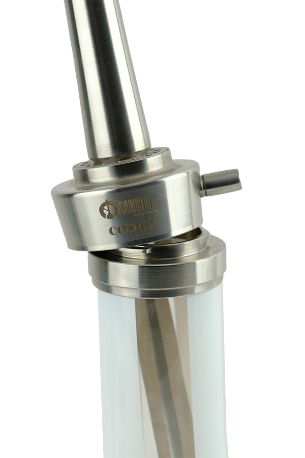 ODUMAN COSMO HOOKAH - SILVER BODY-WHITE GLASS