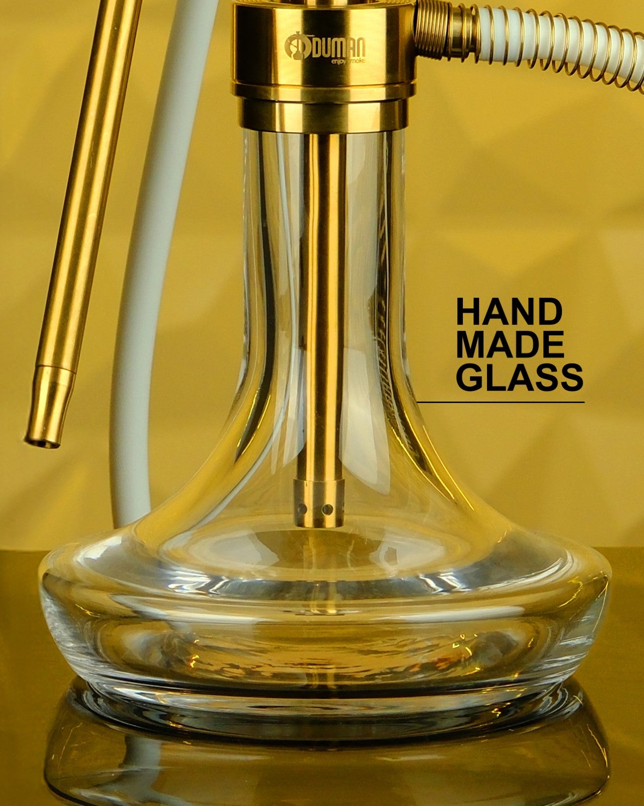 INFINITY HOOKAH - GOLD/CLEAR FULL SET