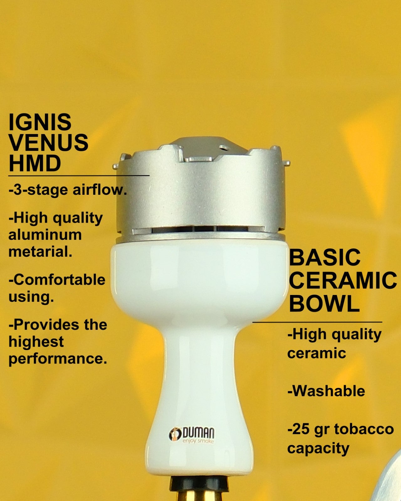 INFINITY HOOKAH - GOLD/CLEAR FULL SET