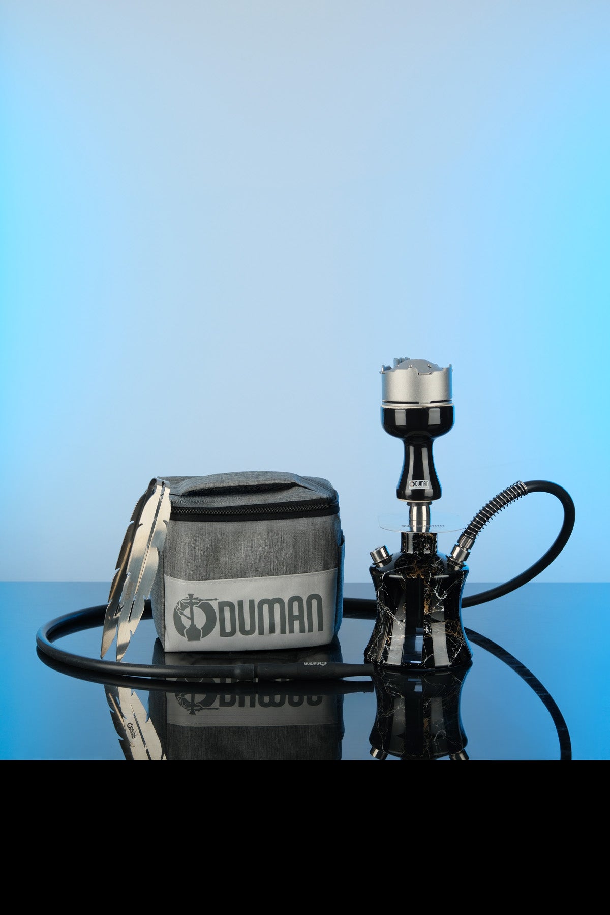 ODUMAN N2 TRAVEL PORTABLE HOOKAH FULL SET - BLACK