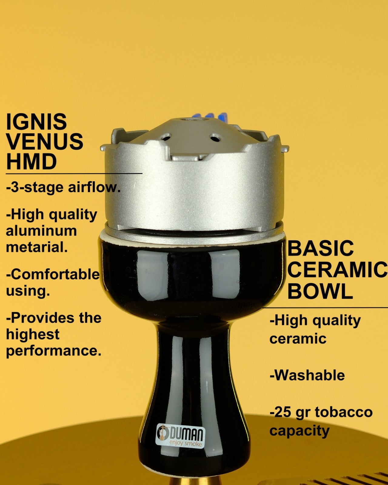 ODUMAN ORION GOLD HOOKAH FULL SET