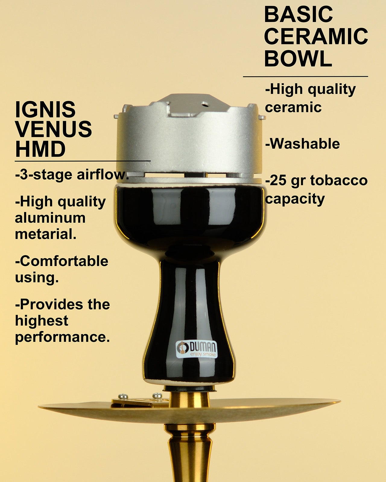 ODUMAN VELOS HOOKAH GOLD - FULL SET