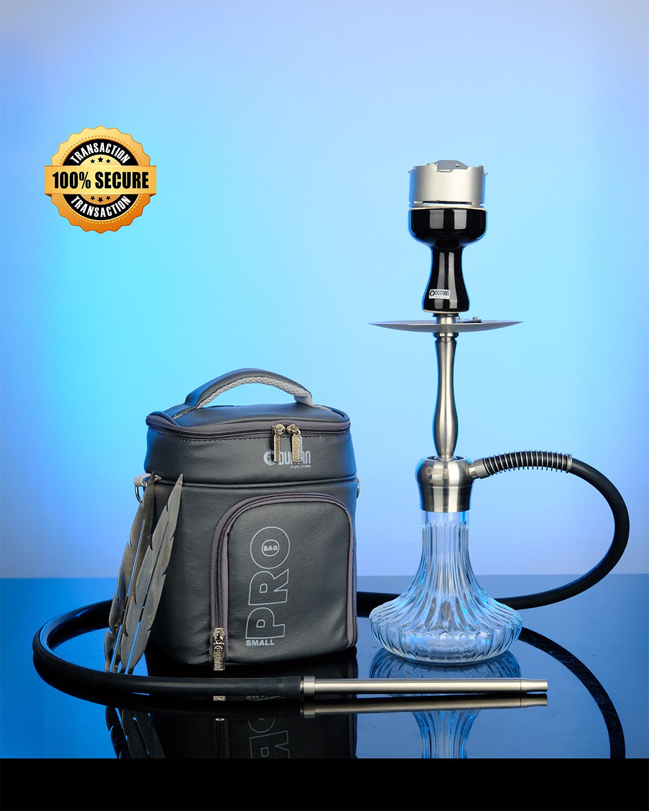 ODUMAN VELOS HOOKAH SILVER - FULL SET