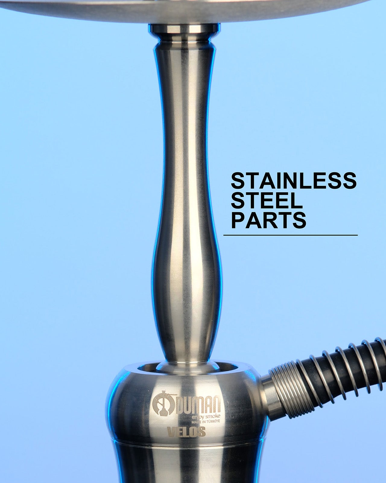 ODUMAN VELOS HOOKAH SILVER - FULL SET