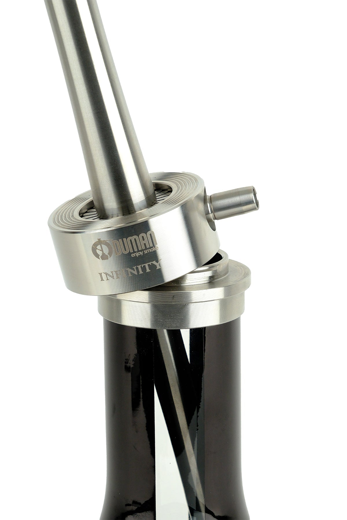 ODUMAN INFINITY SILVER BODY-BLACK GLASS