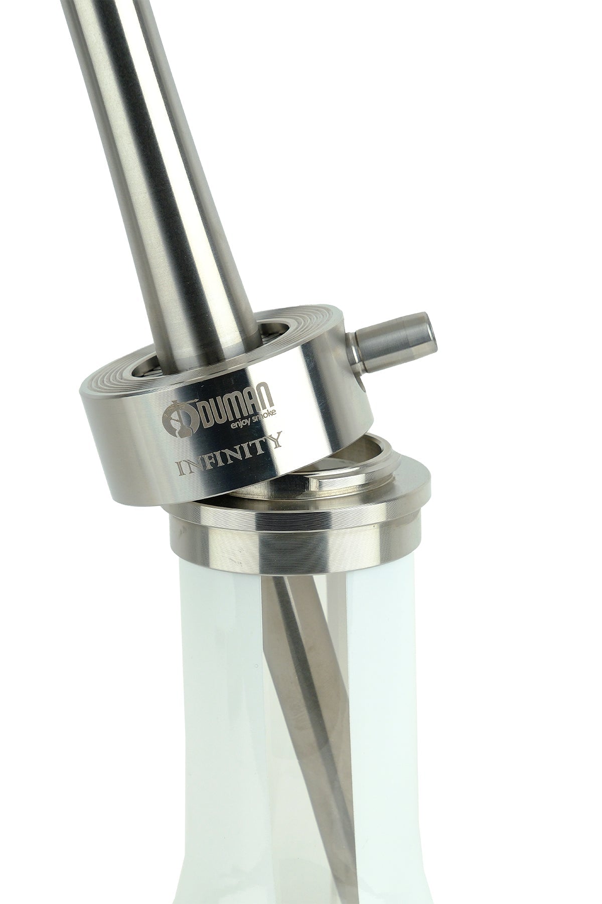 ODUMAN INFINITY SILVER BODY-WHITE GLASS