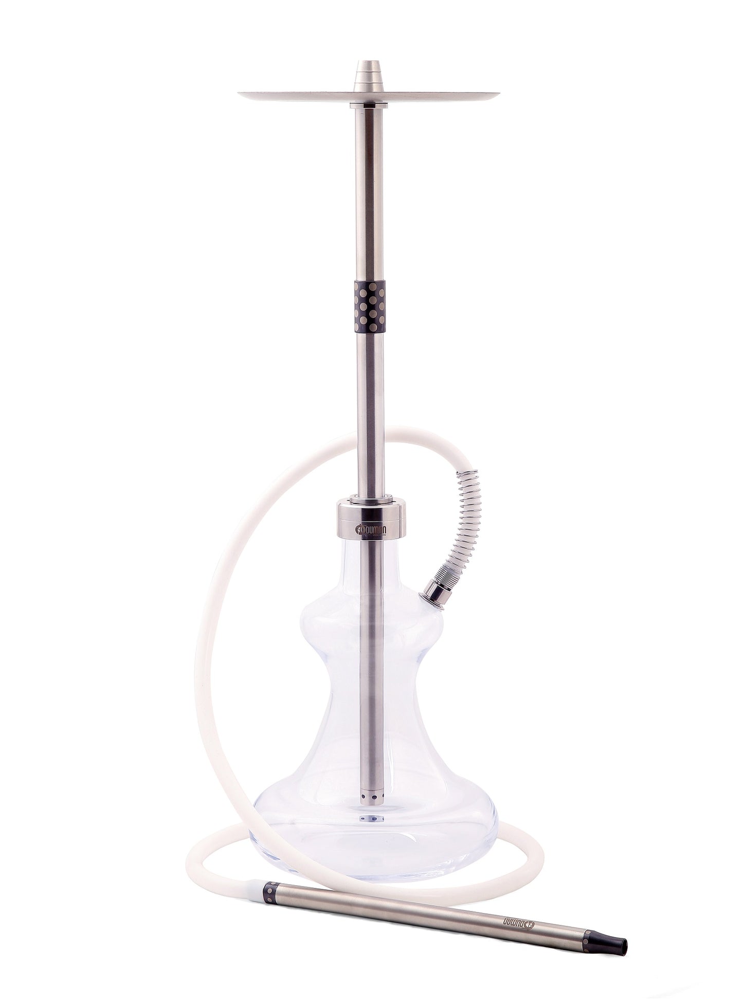 HYBRID V1 HOOKAH - GUN METAL - STAINLESS STEEL 25 INCH